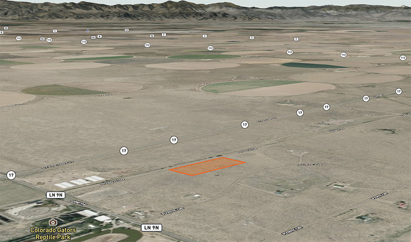 5.08 Acres – Alamosa County, CO - Flat terrain, road access, piggy bank lot!