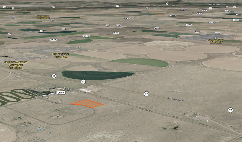 5.54 Acres – Alamosa County, CO - Frontage access, snappy gators, absolute bargain