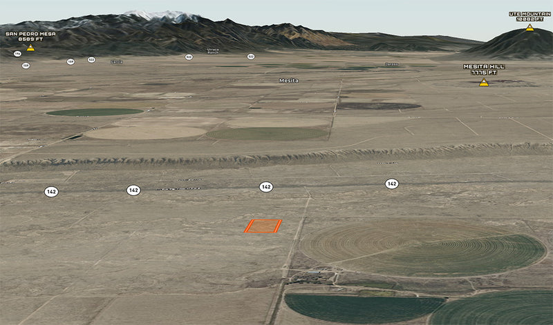 5 Acres – Costilla County, CO - Split by road, slashed in price.