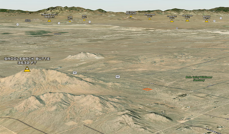 2.54 Acres – Los Angeles County, CA - No valley low, just peaks high!