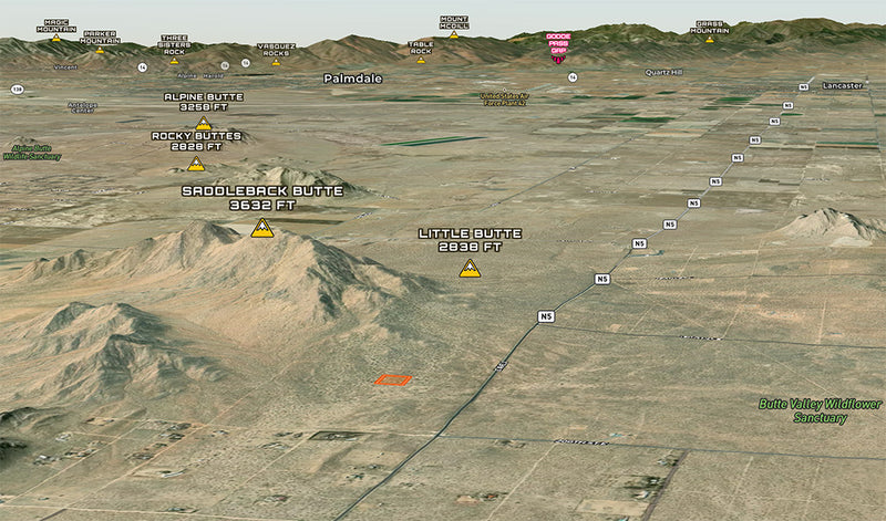 2.54 Acres – Los Angeles County, CA - No valley low, just peaks high!