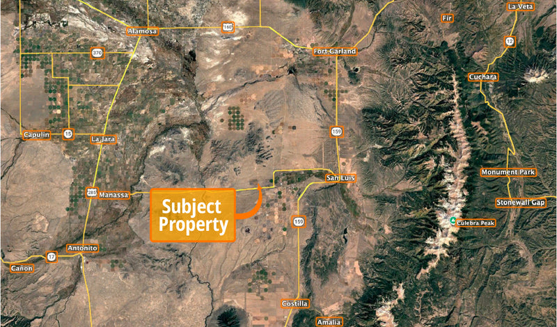 5 Acres – Costilla County, CO - Split by road, slashed in price.