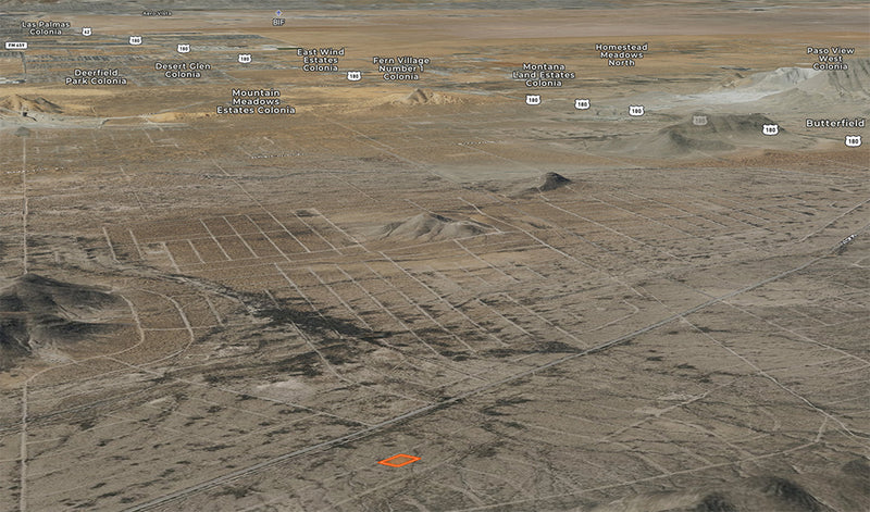 0.5 Acres – El Paso County, TX - Safety pin: Zero laws, high views, no bills!