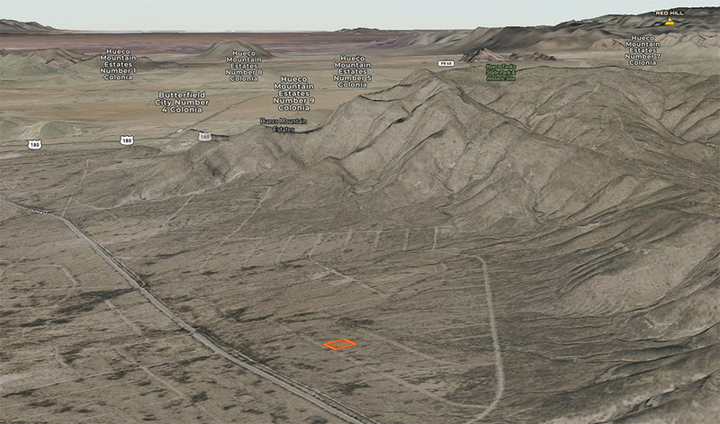 0.5 Acres – El Paso County, TX - Safety pin: Zero laws, high views, no bills!