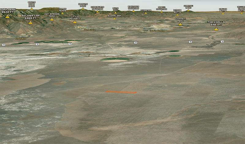 42.93 Acres – Humboldt County, NV - Dirt cheap price, shrubs included free