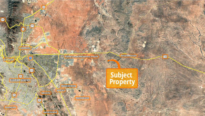 0.5 Acres – El Paso County, TX - Safety pin: Zero laws, high views, no bills!