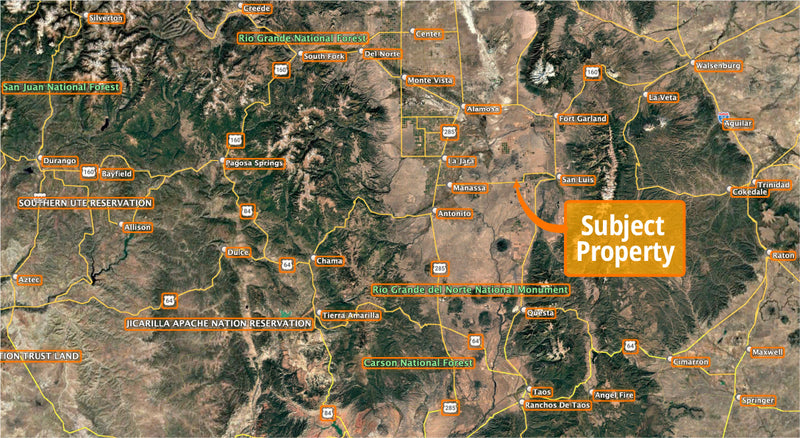 5 Acres – Costilla County, CO - Split by road, slashed in price.