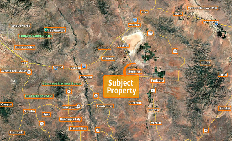 0.51 Acres – Cochise County, AZ - Valley-low tax dues, buy now!