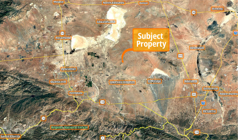 2.59 Acres – Los Angeles County, CA - Lowest priced LA dirt yields high returns!