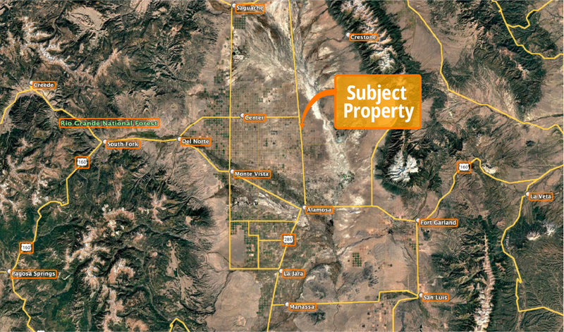 5.54 Acres – Alamosa County, CO - Frontage access, snappy gators, absolute bargain